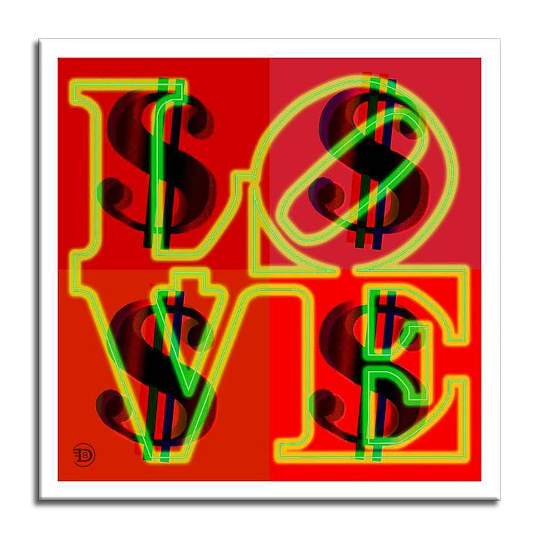 Original Other Love Printmaking by D Eight Art