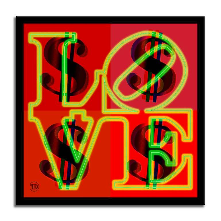 Original Other Love Printmaking by D Eight Art