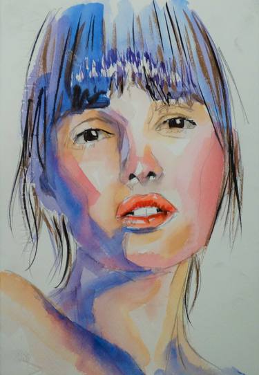 Print of Portraiture Portrait Paintings by Nicolas Stockar