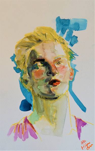 Print of Portrait Paintings by Nicolas Stockar