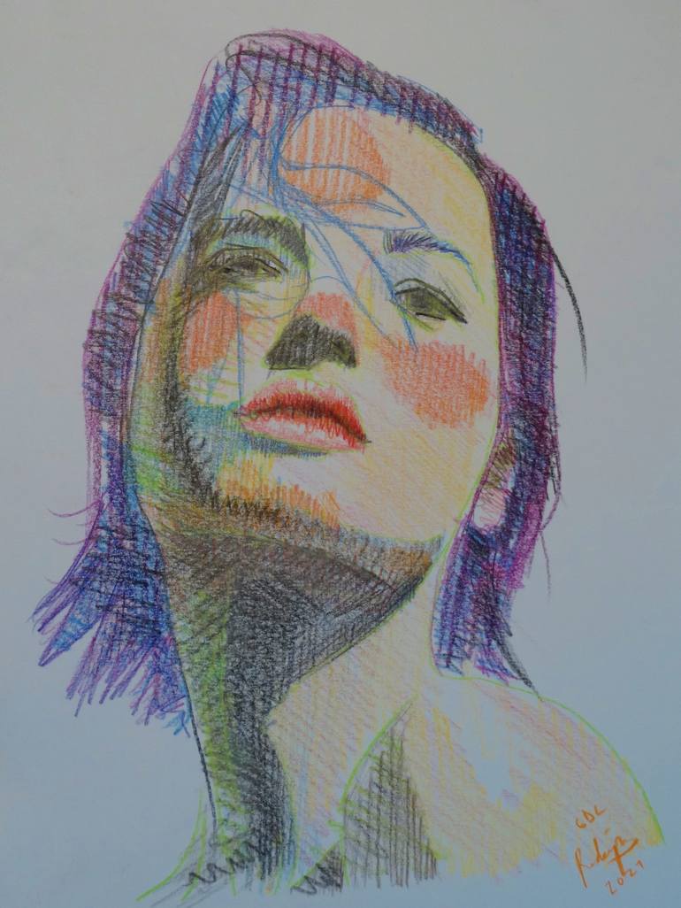 Colored pencil drawing Vol. 2 Drawing by Nicolas Stockar | Saatchi Art