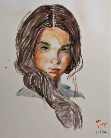 Print of Figurative Portrait Paintings by Nicolas Stockar