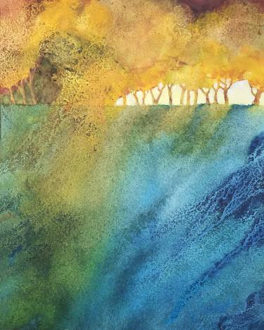 Print of Abstract Seasons Paintings by Judy Frisk