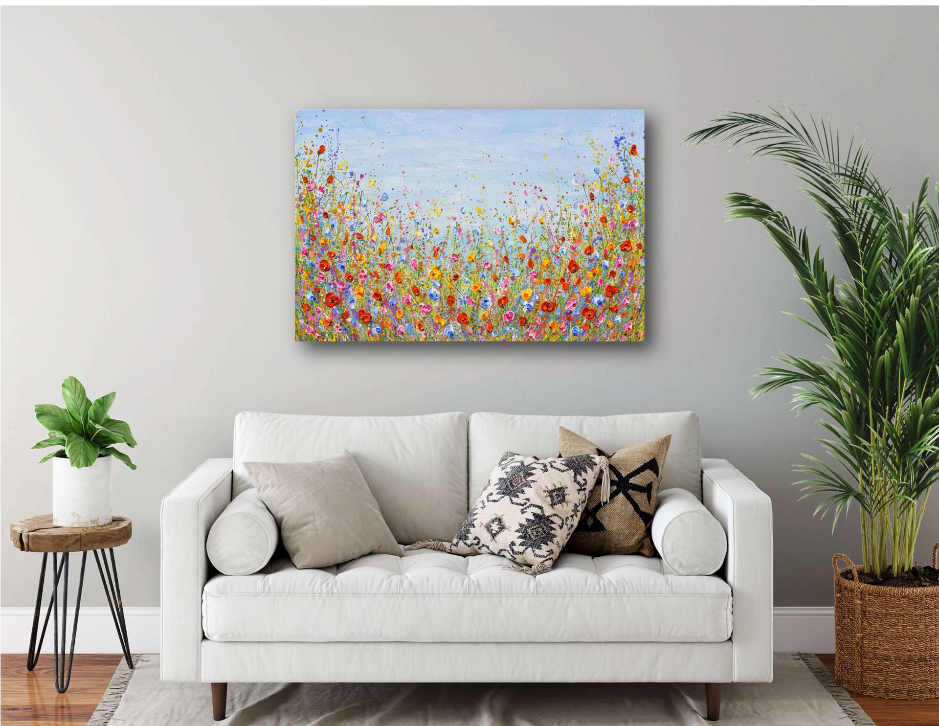 Wildflowers Painting by Olga Tkachyk | Saatchi Art Canada