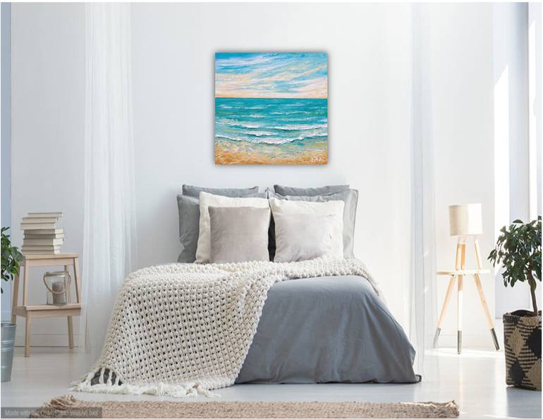 Original Impressionism Seascape Painting by Olga Tkachyk