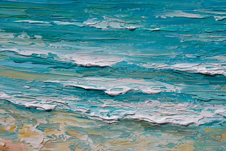 Original Impressionism Seascape Painting by Olga Tkachyk
