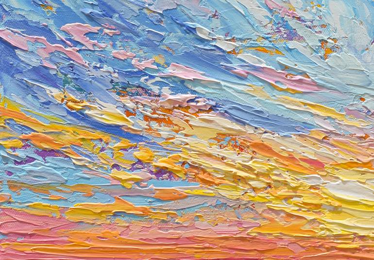 ocean sunrise Painting by Olga Tkachyk | Saatchi Art