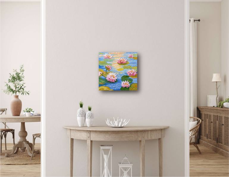 Original Impressionism Floral Painting by Olga Tkachyk