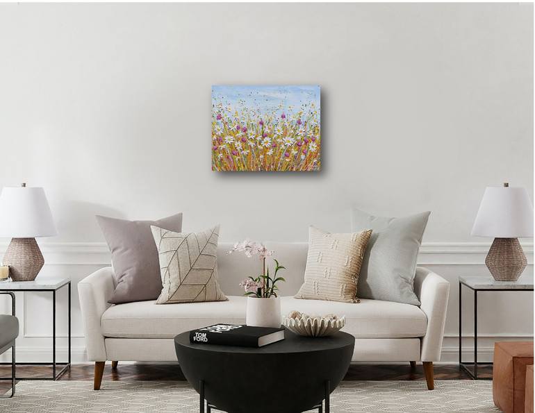 Original Impressionism Floral Painting by Olga Tkachyk