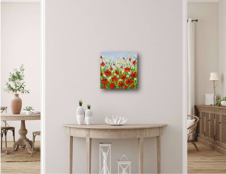 Original Contemporary Floral Painting by Olga Tkachyk