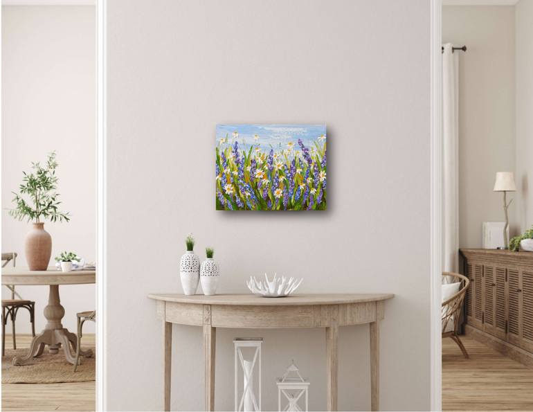 Original Contemporary Floral Painting by Olga Tkachyk