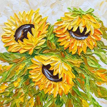 Original Impressionism Floral Paintings by Olga Tkachyk