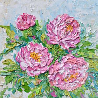 Original Impressionism Floral Paintings by Olga Tkachyk