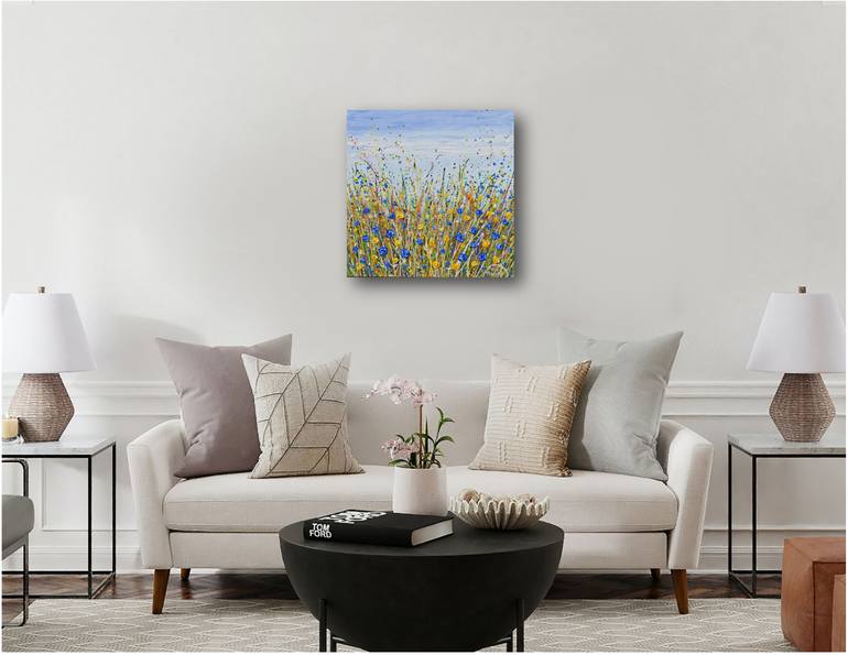 Original Impressionism Floral Painting by Olga Tkachyk