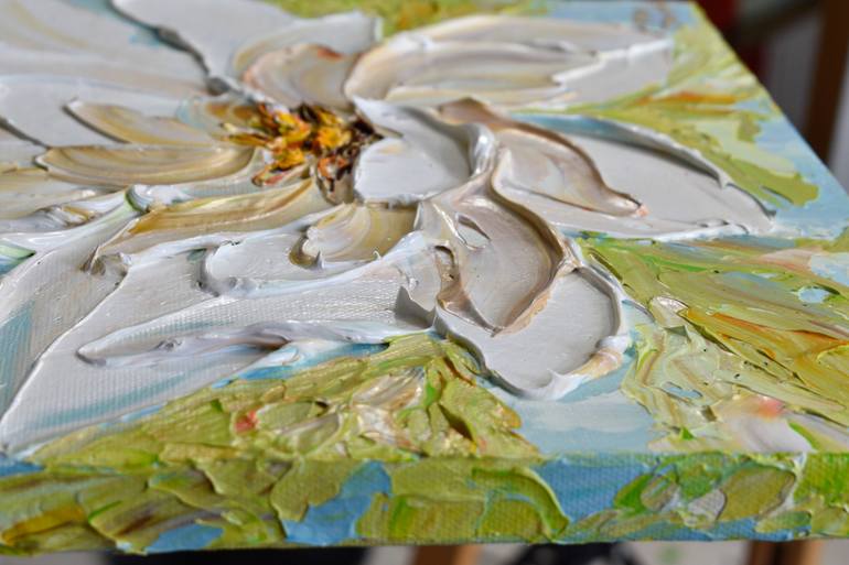 Original Impressionism Floral Painting by Olga Tkachyk