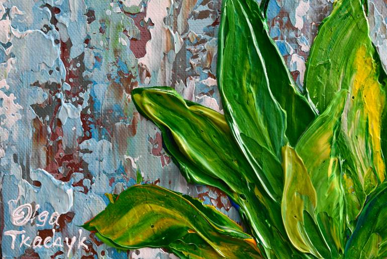 Original Impressionism Floral Painting by Olga Tkachyk