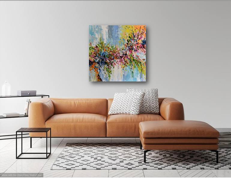 Original Fine Art Abstract Painting by Olga Tkachyk