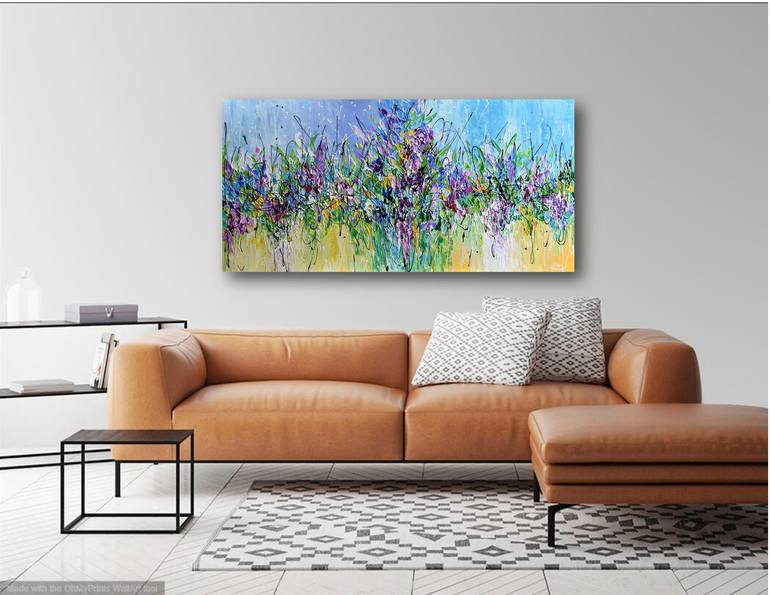 Original Impressionism Abstract Painting by Olga Tkachyk