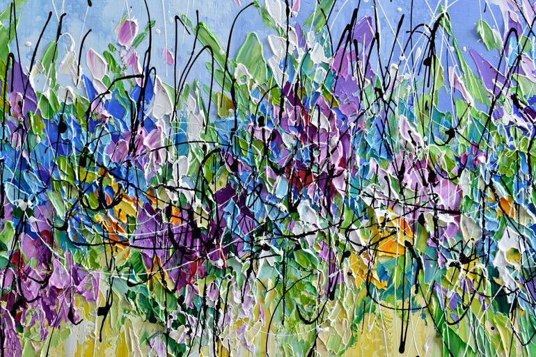 Original Impressionism Abstract Painting by Olga Tkachyk