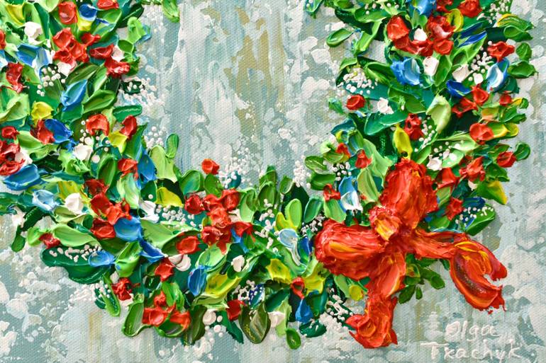 Original Floral Painting by Olga Tkachyk