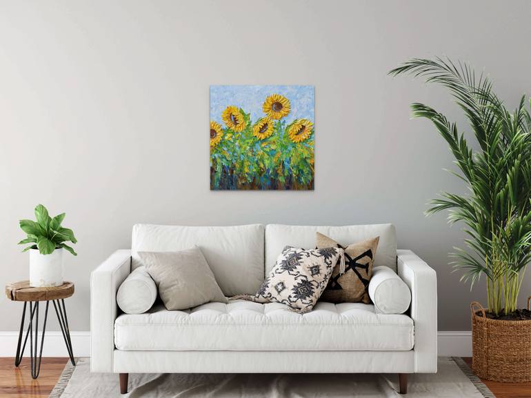 Original Impressionism Floral Painting by Olga Tkachyk