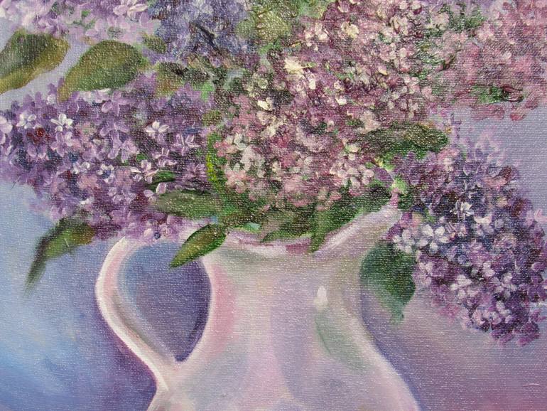 Original Impressionism Still Life Painting by Julia Kolomoets