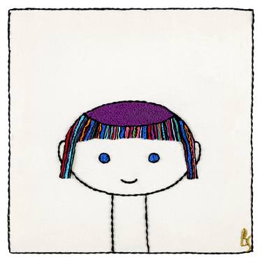 Original Illustration Children Mixed Media by Bracha Sorotzkin