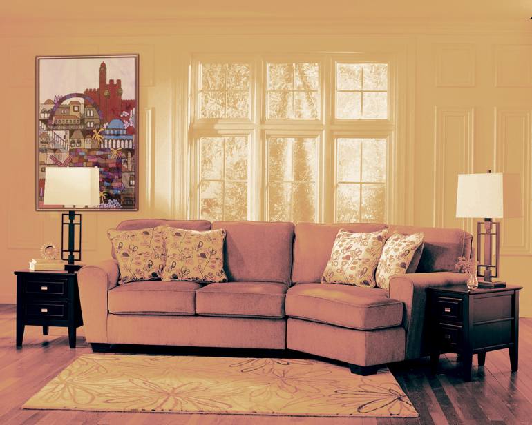 Original Folk Architecture Collage by Bracha Sorotzkin