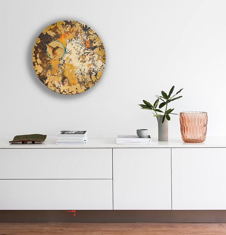 Original Impressionism Abstract Painting by Natalia Yampolskaia
