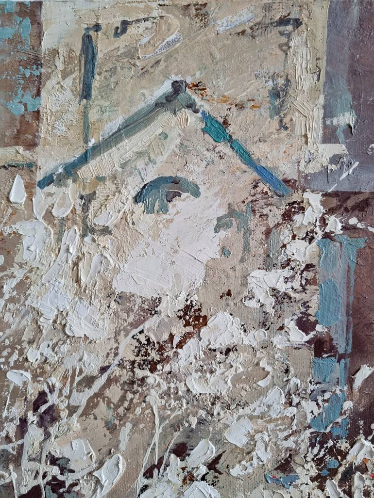 Original Abstract Landscape Painting by Natalia Yampolskaia