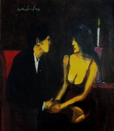 Original Erotic Painting by Harry Weisburd