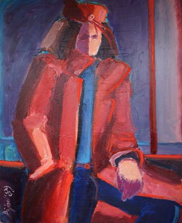 Original Expressionism Women Paintings by Zijad Mehmedovic