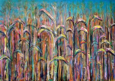 Original Expressionism Nature Painting by Zijad Mehmedovic
