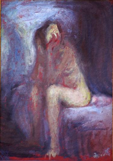 Original Expressionism Nude Paintings by Zijad Mehmedovic