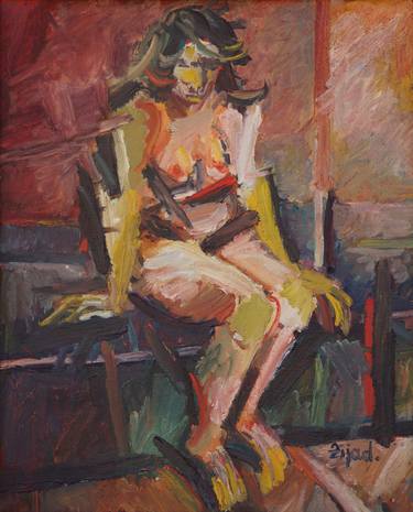 Original Expressionism Nude Paintings by Zijad Mehmedovic