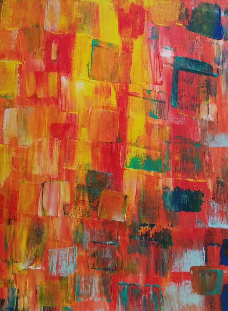 Original Abstract Expressionism Abstract Painting by Svetlana Titova