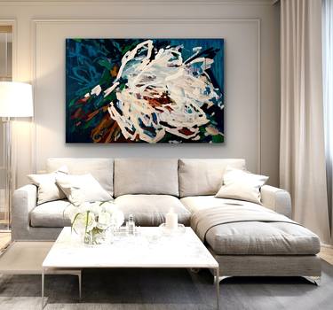 Original Abstract Floral Paintings by Julia Borg