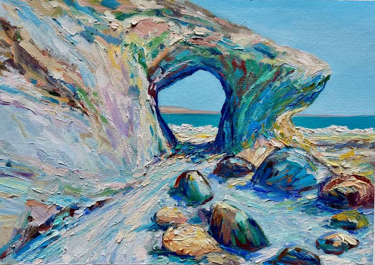 Original Impressionism Landscape Painting by Julia Borg