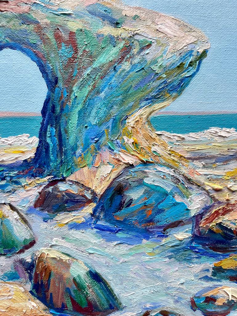 Original Impressionism Landscape Painting by Julia Borg