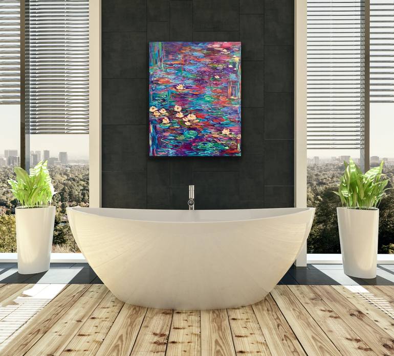 Original Abstract Painting by Julia Borg