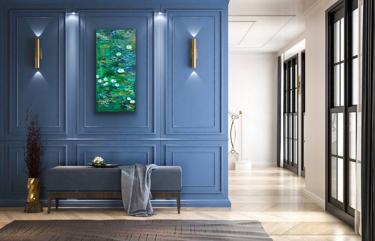 Original Abstract Expressionism Abstract Painting by Julia Borg