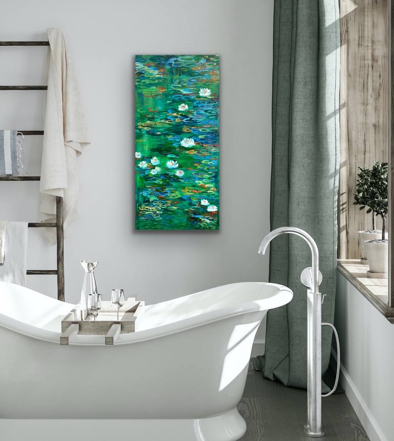 Original Abstract Expressionism Abstract Painting by Julia Borg