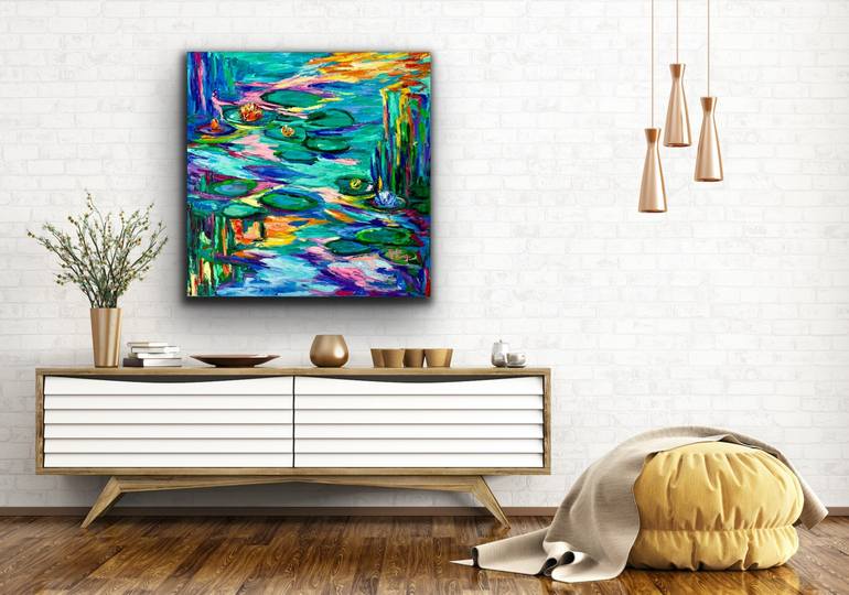 Original Abstract Painting by Julia Borg