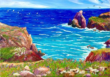 Original Seascape Paintings by Julia Borg