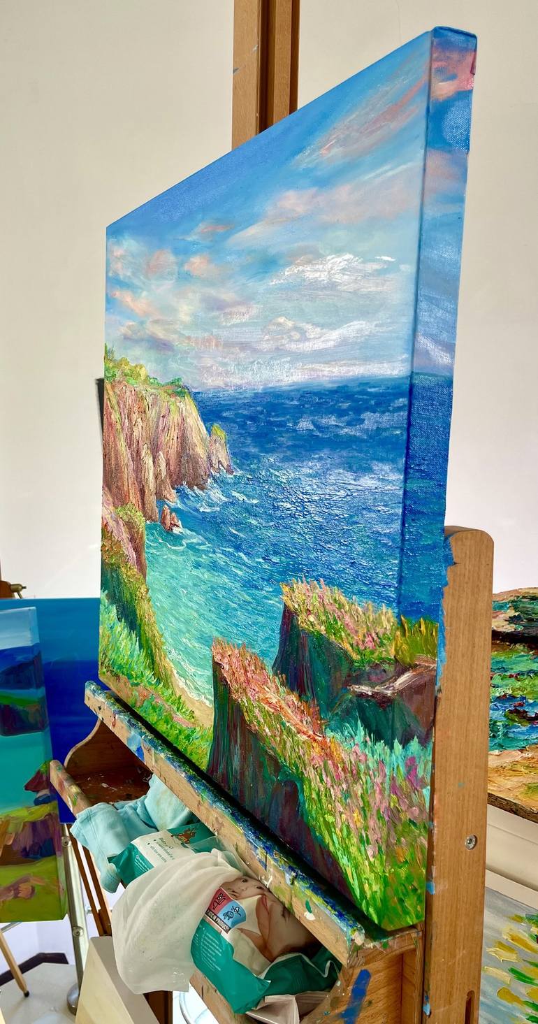 Original Seascape Painting by Julia Borg