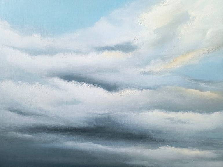 Original Contemporary Seascape Painting by Olesia Grygoruk