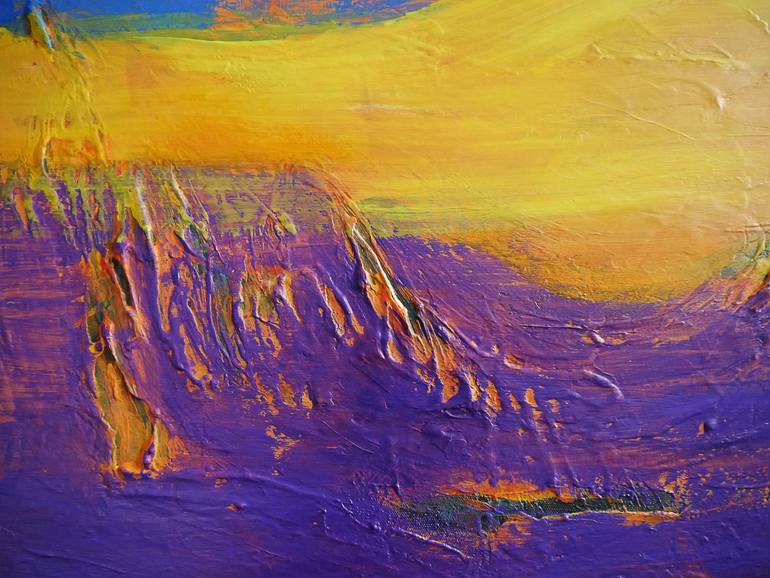 Original Abstract Landscape Painting by Olesia Grygoruk