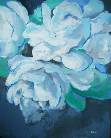 Original Abstract Expressionism Floral Paintings by Olesia Grygoruk
