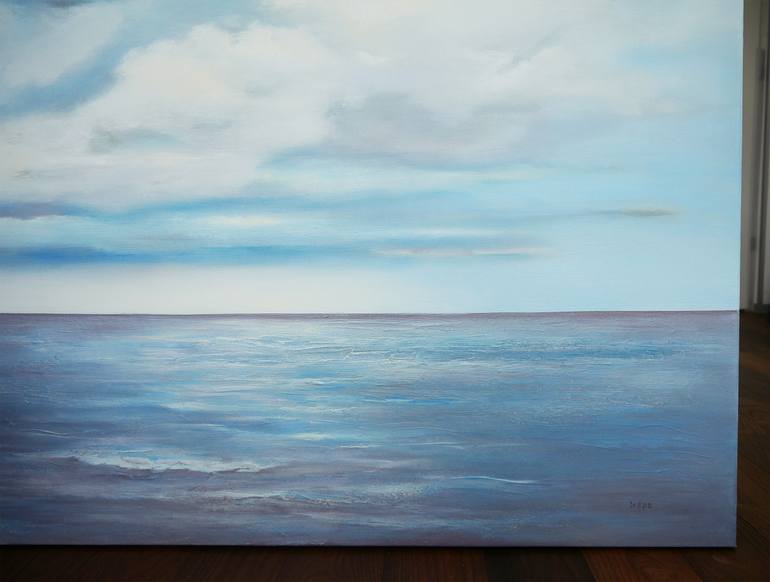 Original Abstract Seascape Painting by Olesia Grygoruk