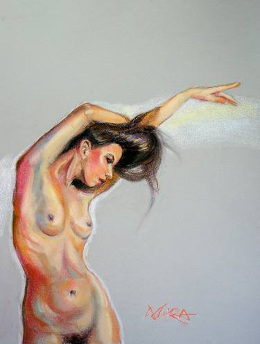 Print of Nude Drawings by Mira Chen